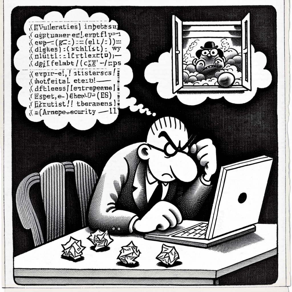 風刺画: AIによるセキュリティの脆弱性と攻撃手法の現状