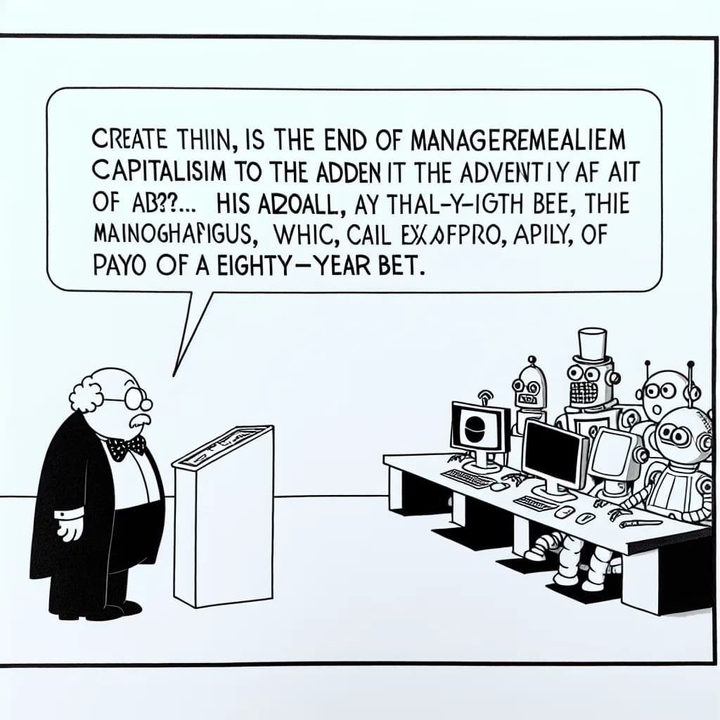 風刺画: 八十年の冬と一夜の春 — マーク・アンドリーセンが語る AI と管理資本主義の終焉