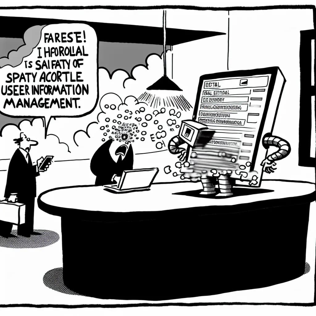 風刺画: 賃貸ポータル六社から「240 万行」がダークウェブに — 各社公式発表は現時点でゼロ